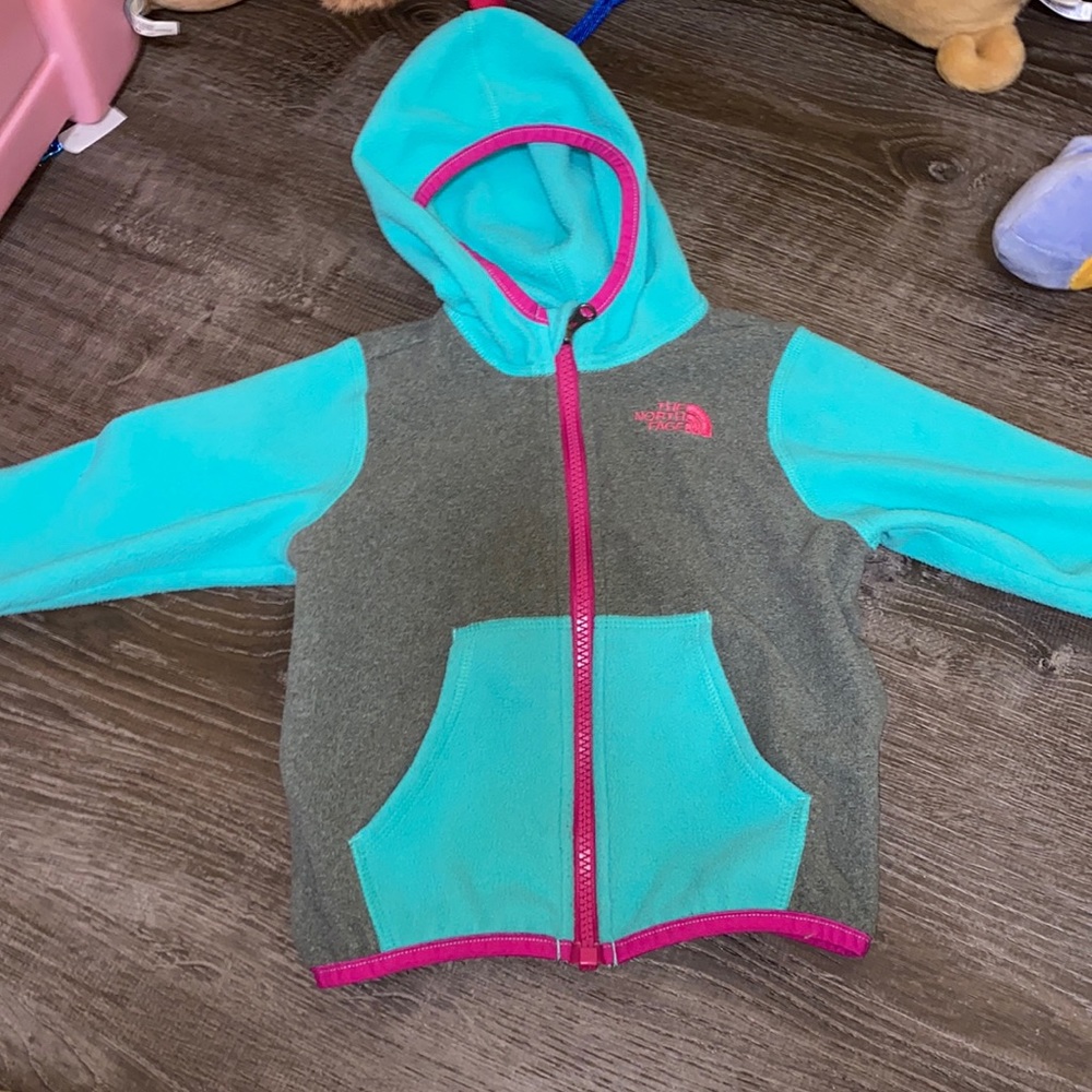 Toddler girls northface fleece jacket